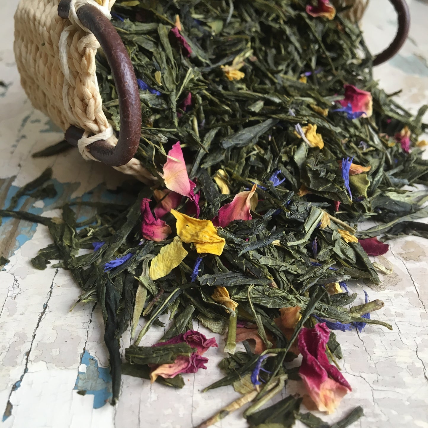 Płatki i kwiaty zielonej herbaty - 50g